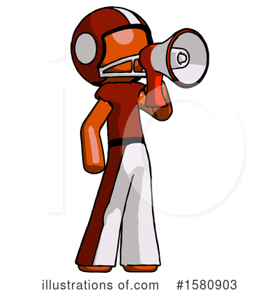 Royalty-Free (RF) Orange Design Mascot Clipart Illustration by Leo Blanchette - Stock Sample #1580903