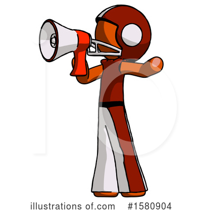 Royalty-Free (RF) Orange Design Mascot Clipart Illustration by Leo Blanchette - Stock Sample #1580904