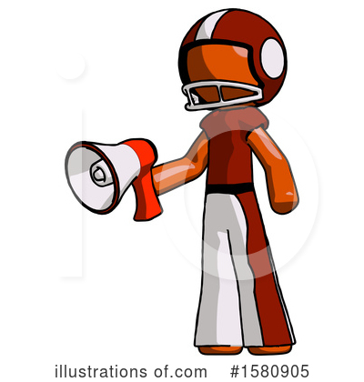 Royalty-Free (RF) Orange Design Mascot Clipart Illustration by Leo Blanchette - Stock Sample #1580905