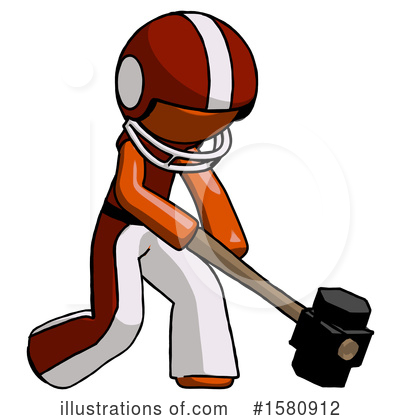 Royalty-Free (RF) Orange Design Mascot Clipart Illustration by Leo Blanchette - Stock Sample #1580912