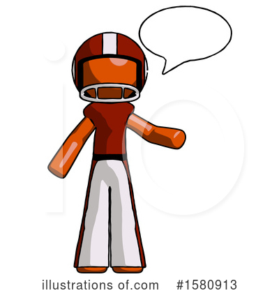 Royalty-Free (RF) Orange Design Mascot Clipart Illustration by Leo Blanchette - Stock Sample #1580913