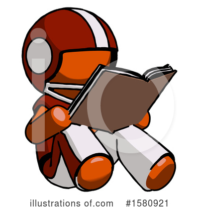 Royalty-Free (RF) Orange Design Mascot Clipart Illustration by Leo Blanchette - Stock Sample #1580921