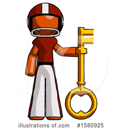 Royalty-Free (RF) Orange Design Mascot Clipart Illustration by Leo Blanchette - Stock Sample #1580925