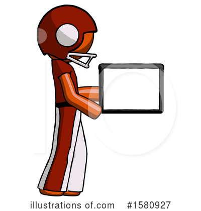 Royalty-Free (RF) Orange Design Mascot Clipart Illustration by Leo Blanchette - Stock Sample #1580927