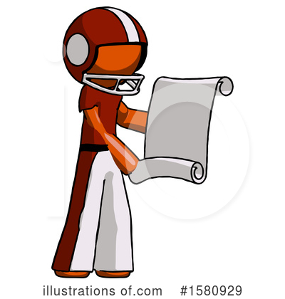 Royalty-Free (RF) Orange Design Mascot Clipart Illustration by Leo Blanchette - Stock Sample #1580929