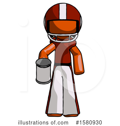 Royalty-Free (RF) Orange Design Mascot Clipart Illustration by Leo Blanchette - Stock Sample #1580930