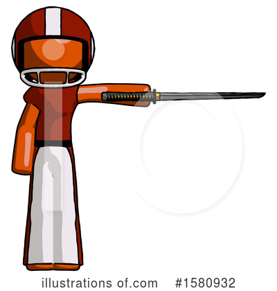 Royalty-Free (RF) Orange Design Mascot Clipart Illustration by Leo Blanchette - Stock Sample #1580932