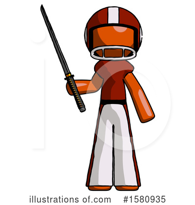 Royalty-Free (RF) Orange Design Mascot Clipart Illustration by Leo Blanchette - Stock Sample #1580935