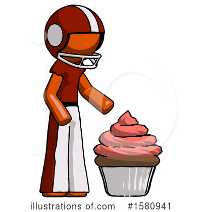 Royalty-Free (RF) Orange Design Mascot Clipart Illustration by Leo Blanchette - Stock Sample #1580941