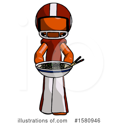 Royalty-Free (RF) Orange Design Mascot Clipart Illustration by Leo Blanchette - Stock Sample #1580946