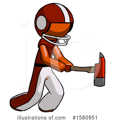Royalty-Free (RF) Orange Design Mascot Clipart Illustration by Leo Blanchette - Stock Sample #1580951