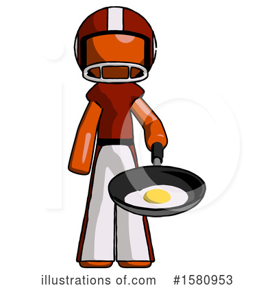 Royalty-Free (RF) Orange Design Mascot Clipart Illustration by Leo Blanchette - Stock Sample #1580953