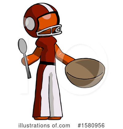 Royalty-Free (RF) Orange Design Mascot Clipart Illustration by Leo Blanchette - Stock Sample #1580956