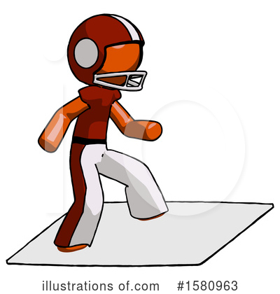 Royalty-Free (RF) Orange Design Mascot Clipart Illustration by Leo Blanchette - Stock Sample #1580963