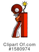 Orange Design Mascot Clipart #1580974 by Leo Blanchette