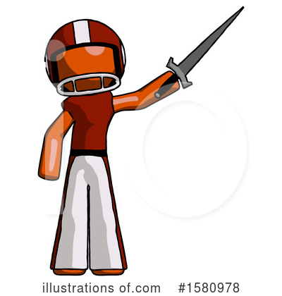 Royalty-Free (RF) Orange Design Mascot Clipart Illustration by Leo Blanchette - Stock Sample #1580978