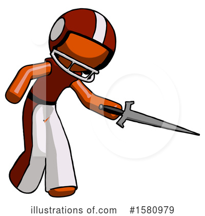 Royalty-Free (RF) Orange Design Mascot Clipart Illustration by Leo Blanchette - Stock Sample #1580979