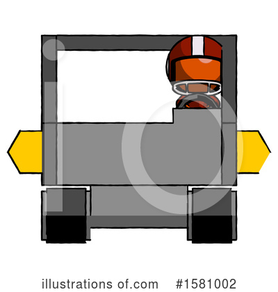 Royalty-Free (RF) Orange Design Mascot Clipart Illustration by Leo Blanchette - Stock Sample #1581002