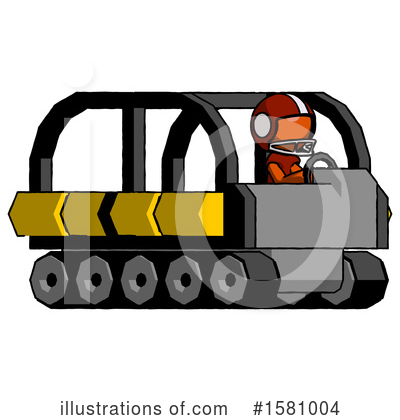 Royalty-Free (RF) Orange Design Mascot Clipart Illustration by Leo Blanchette - Stock Sample #1581004