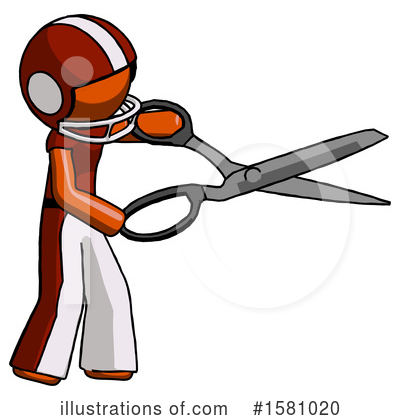 Royalty-Free (RF) Orange Design Mascot Clipart Illustration by Leo Blanchette - Stock Sample #1581020