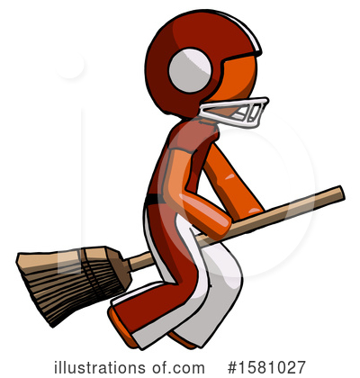 Royalty-Free (RF) Orange Design Mascot Clipart Illustration by Leo Blanchette - Stock Sample #1581027
