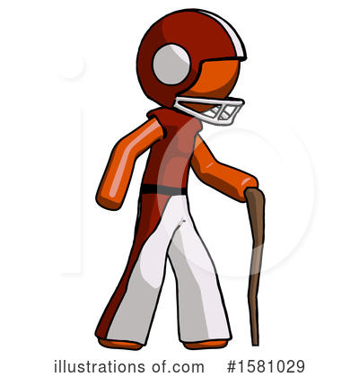 Royalty-Free (RF) Orange Design Mascot Clipart Illustration by Leo Blanchette - Stock Sample #1581029
