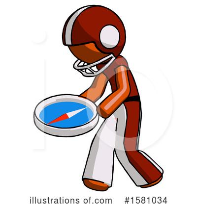 Royalty-Free (RF) Orange Design Mascot Clipart Illustration by Leo Blanchette - Stock Sample #1581034