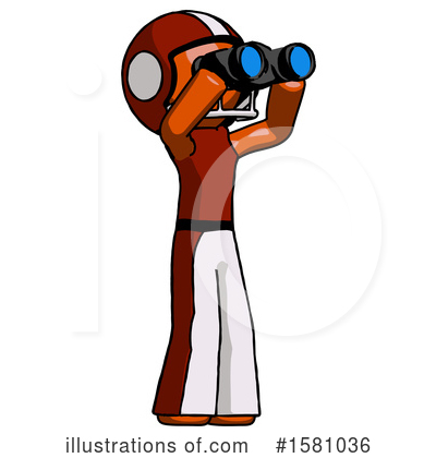 Royalty-Free (RF) Orange Design Mascot Clipart Illustration by Leo Blanchette - Stock Sample #1581036