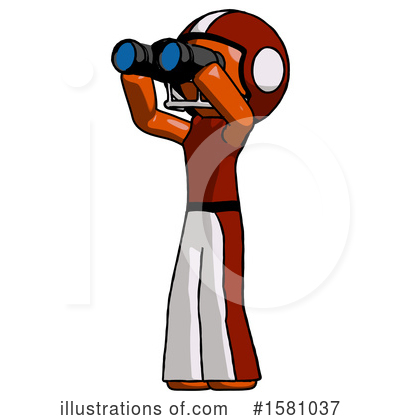 Royalty-Free (RF) Orange Design Mascot Clipart Illustration by Leo Blanchette - Stock Sample #1581037