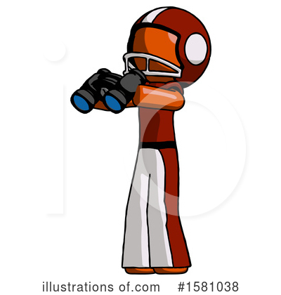 Royalty-Free (RF) Orange Design Mascot Clipart Illustration by Leo Blanchette - Stock Sample #1581038