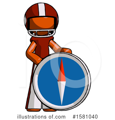 Royalty-Free (RF) Orange Design Mascot Clipart Illustration by Leo Blanchette - Stock Sample #1581040