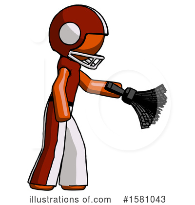 Royalty-Free (RF) Orange Design Mascot Clipart Illustration by Leo Blanchette - Stock Sample #1581043