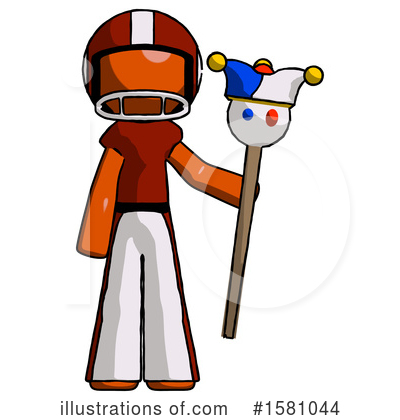Royalty-Free (RF) Orange Design Mascot Clipart Illustration by Leo Blanchette - Stock Sample #1581044