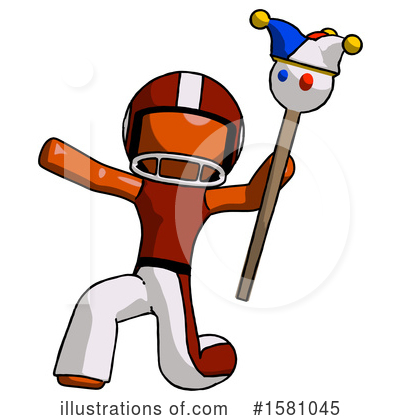 Royalty-Free (RF) Orange Design Mascot Clipart Illustration by Leo Blanchette - Stock Sample #1581045
