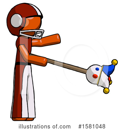 Royalty-Free (RF) Orange Design Mascot Clipart Illustration by Leo Blanchette - Stock Sample #1581048
