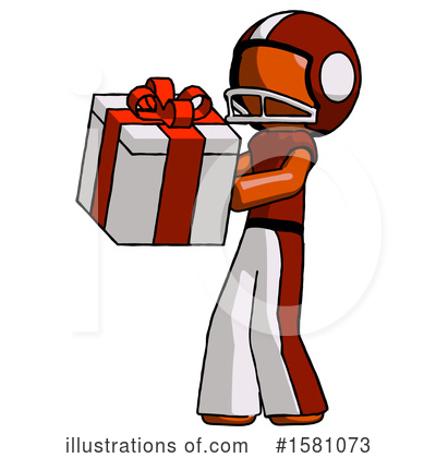 Royalty-Free (RF) Orange Design Mascot Clipart Illustration by Leo Blanchette - Stock Sample #1581073