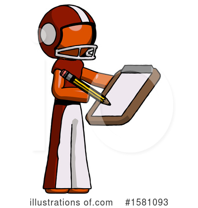 Royalty-Free (RF) Orange Design Mascot Clipart Illustration by Leo Blanchette - Stock Sample #1581093