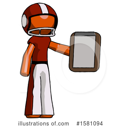 Royalty-Free (RF) Orange Design Mascot Clipart Illustration by Leo Blanchette - Stock Sample #1581094