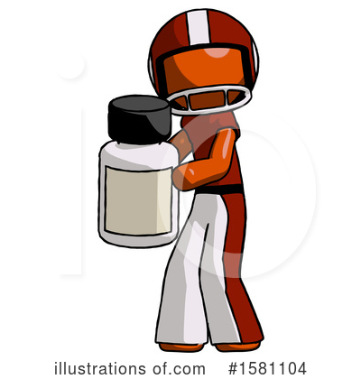 Royalty-Free (RF) Orange Design Mascot Clipart Illustration by Leo Blanchette - Stock Sample #1581104