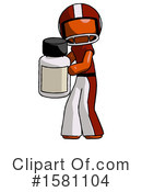 Orange Design Mascot Clipart #1581104 by Leo Blanchette