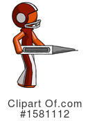 Orange Design Mascot Clipart #1581112 by Leo Blanchette