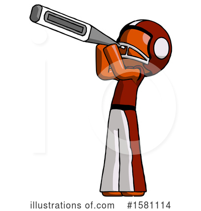 Royalty-Free (RF) Orange Design Mascot Clipart Illustration by Leo Blanchette - Stock Sample #1581114