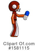 Orange Design Mascot Clipart #1581115 by Leo Blanchette