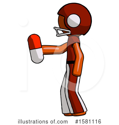 Royalty-Free (RF) Orange Design Mascot Clipart Illustration by Leo Blanchette - Stock Sample #1581116