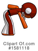 Orange Design Mascot Clipart #1581118 by Leo Blanchette