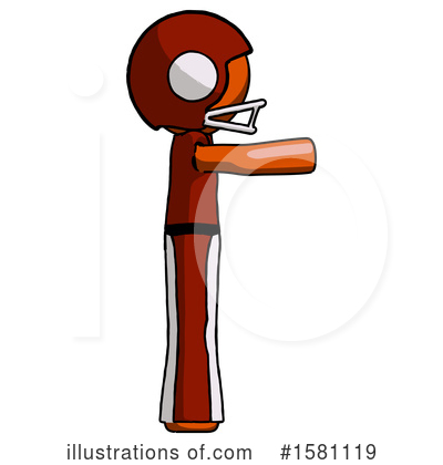Royalty-Free (RF) Orange Design Mascot Clipart Illustration by Leo Blanchette - Stock Sample #1581119