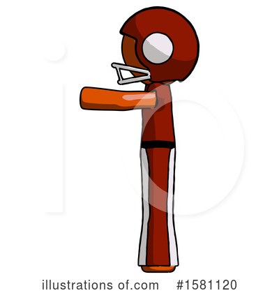 Royalty-Free (RF) Orange Design Mascot Clipart Illustration by Leo Blanchette - Stock Sample #1581120
