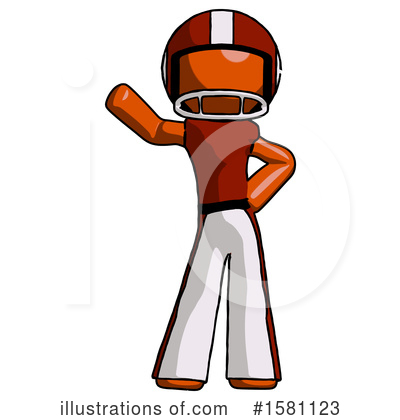 Royalty-Free (RF) Orange Design Mascot Clipart Illustration by Leo Blanchette - Stock Sample #1581123