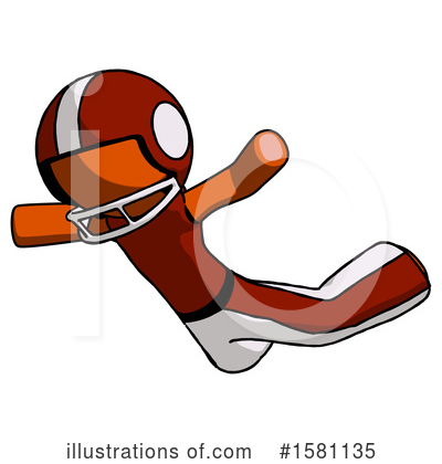 Royalty-Free (RF) Orange Design Mascot Clipart Illustration by Leo Blanchette - Stock Sample #1581135