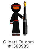 Orange Design Mascot Clipart #1583985 by Leo Blanchette